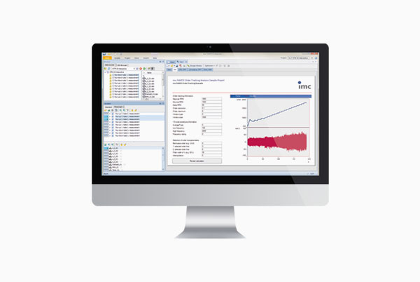 imc FAMOS Software for Postprocessing and professional Reporting