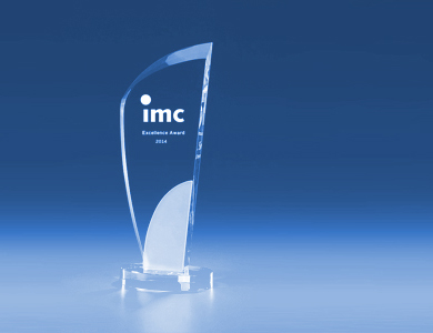 [Translate to Netherlands (en):] imc verleiht Excellence Award