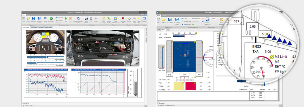 measurement data visualization with imc STUDIO