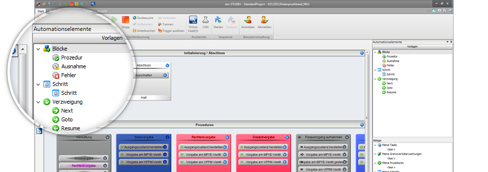 Software platform: imc STUDIO