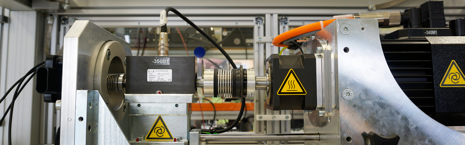 Development test stand for pump motors