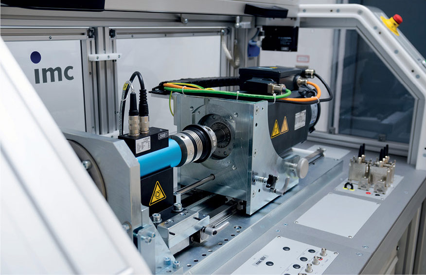 Test stand for ABS motor quality assurance