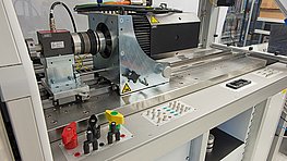 Development test stand for steering motors