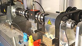 Development test stand for wheel hub motors